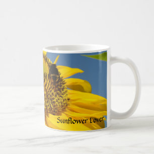 Zonnebloem Liefhebber Koffiekop Geel Zonne Bloemen Koffiemok