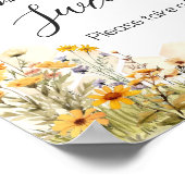 Zonnebloem Little Honey Baby's zijn zoet Poster (Hoek)