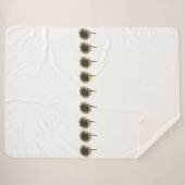 Zonnebloem Live, Lach, Liefde Sherpa Deken (Voorkant (horizontaal))