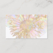 zonnebloem logo dank je visitekaartje (Achterkant)