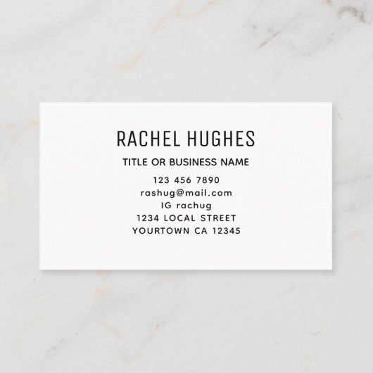 Zonnebloem Logo Visitekaartje (Achterkant)