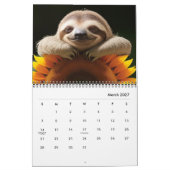 Zonnebloem luiaards kalender (Mar 2027)
