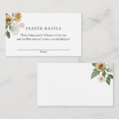 Zonnebloem Luidplaatje Raffle Informatiekaartje (Voorkant / Achterkant)