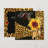 ZONNEBLOEM, LUIPAARDVEL LINT, ROBIJNRODE EDELGESTE KAART (Voorkant / Achterkant)