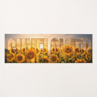 Zonnebloem Luxe Botanische Bloemendecoratie Yogamat