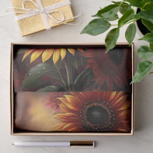 Zonnebloem Magic Decoupage Tissuepapier (Geschenk)
