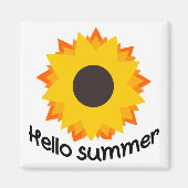 zonnebloem magneet (Voorkant)