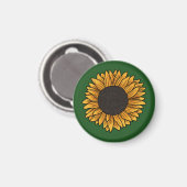 Zonnebloem Magneet (Voorkant / Achterkant)