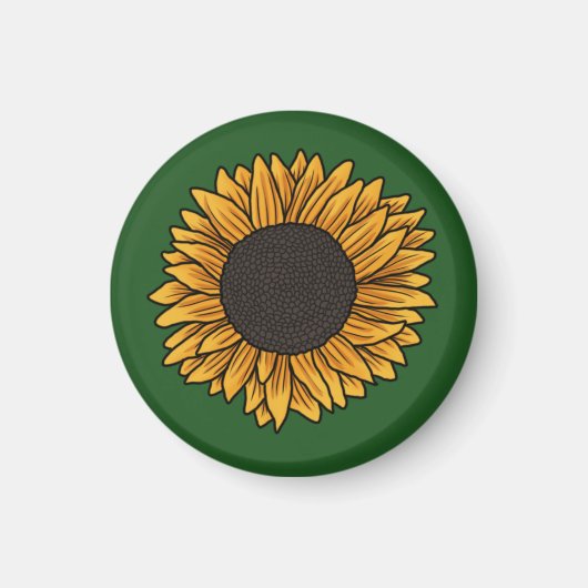 Zonnebloem Magneet (Voorkant)