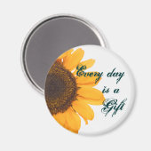 Zonnebloem Magneet (Voorkant / Achterkant)