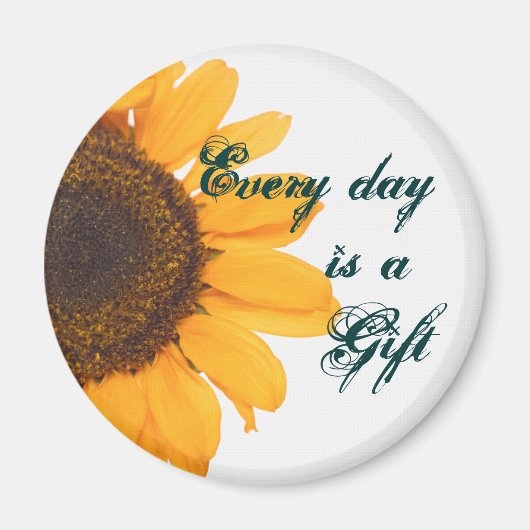 Zonnebloem Magneet (Voorkant)