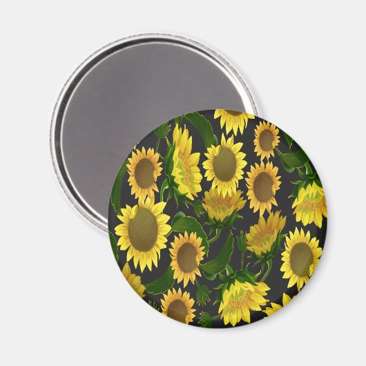 Zonnebloem Magneet (Voorkant / Achterkant)