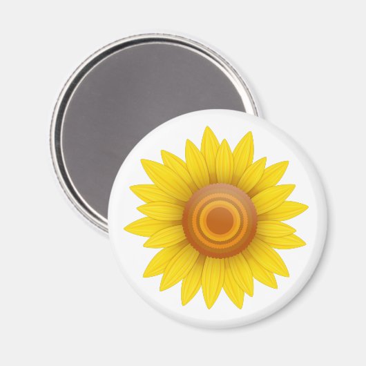 Zonnebloem Magneet (Voorkant / Achterkant)