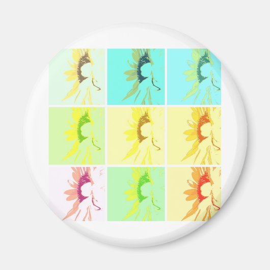 Zonnebloem Magneet (Voorkant)