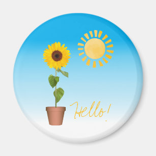 Zonnebloem Magneet