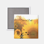 Zonnebloem Magnet (Voorkant / Achterkant)