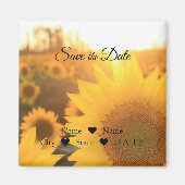 Zonnebloem Magnet (Voorkant)