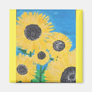 Zonnebloem Magnet