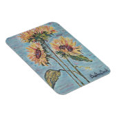Zonnebloem Magnet Magneet (Rechterzijde)