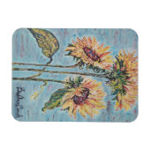 Zonnebloem Magnet Magneet (Horizontaal)