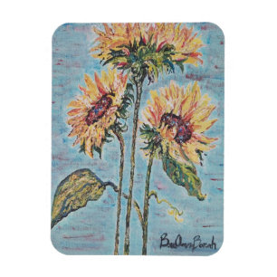 Zonnebloem Magnet Magneet