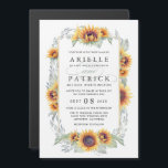 Zonnebloem magnetische Waterverf bruiloft uitnodig Magnetische Uitnodiging<br><div class="desc">Zonnebloem Magnetische Waterverf bruiloft uitnodigingen — geef uw gasten een MAGNETISCHE bruiloft uitnodiging om voor altijd te houden! Het ontwerp is voorzien van elegante waterverf zonnebloemen met lichtgroen groen verweven over een uniek tekstvak. Zoals eerder gezegd, dit is een magnetische uitnodiging. Kaart voorraadopties zijn ook beschikbaar in dit ontwerp —...</div>