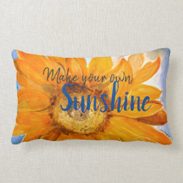 Zonnebloem maken Kunst Lumbar Accent Pillow Kussen