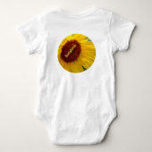 Zonnebloem mama's kleine zonneschijn romper (Achterkant)