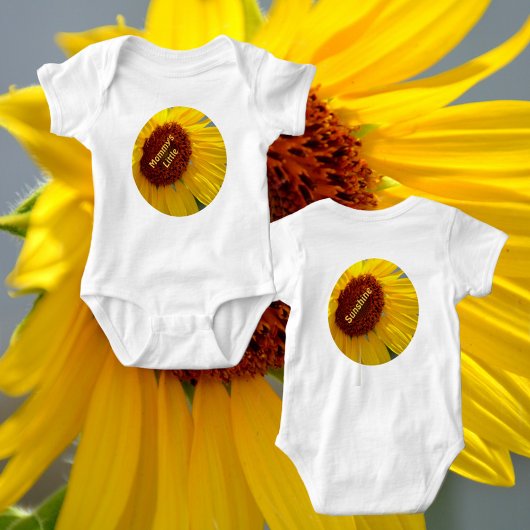 Zonnebloem mama's kleine zonneschijn romper
