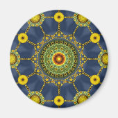 Zonnebloem Mandala Array Magnet (Voorkant)