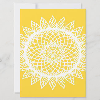 Zonnebloem Mandala - Eenduidig Cute Birthday Gift