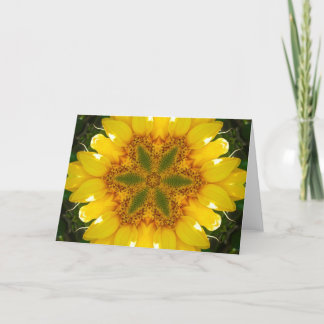 Zonnebloem Mandala Kaart