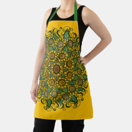 Zonnebloem Mandala Natuur Lover Zonnebloemen Flora Schort