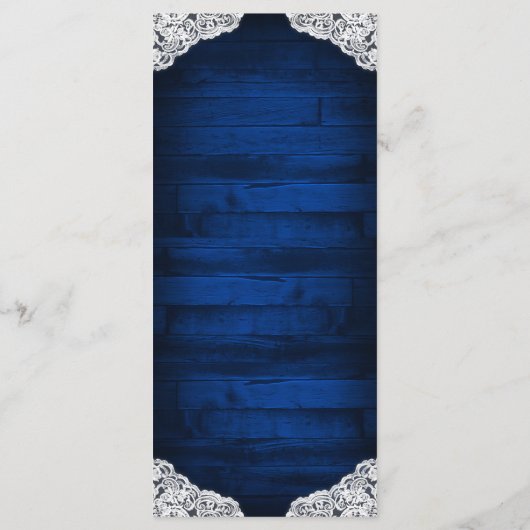 Zonnebloem Mason Jar Hout Kant Bruiloft Menu Kaart (Achterkant)