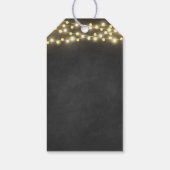 Zonnebloem Mason Jar krijtbord bruiloft dank u Cadeaulabel (Achterkant)