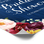 Zonnebloem Mason Jar Lights Vrijgezellenfeest Poster (Hoek)