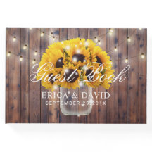 Zonnebloem Mason Jar String Lights Rustieke Bruilo