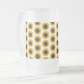 Zonnebloem Matglas Bierpul (Voorkant links)