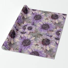 Zonnebloem Mauve  Cadeaupapier