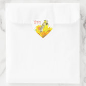 Zonnebloem Meadowlark Bird Yellow Kansas Hart Sticker (Tas)