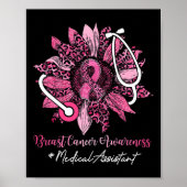 Zonnebloem Medische assistent Borstkanker A Poster (Voorkant)