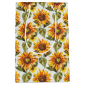 Zonnebloem Medium Cadeauzakje (Voorkant)