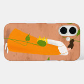 Zonnebloem & meisje Case-Mate iPhone case (Achterkant (horizontaal))