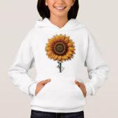 zonnebloem | Meisjes pullover hoodie (Voorkant)