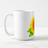 Zonnebloem Merk Elegant Bloemendesign Koffiemok (Links)