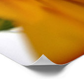 Zonnebloem met bericht poster (Hoek)