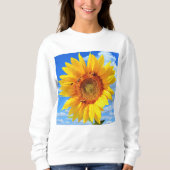 Zonnebloem met bijen Sweatshirt (Voorkant)