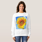 Zonnebloem met bijen Sweatshirt (Voorkant volledig)