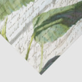 Zonnebloem met bijenschrift Ephemera Rustic Decoup Tissuepapier (Detail)