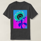zonnebloem met geel ventilator t-shirt (Design voorkant)